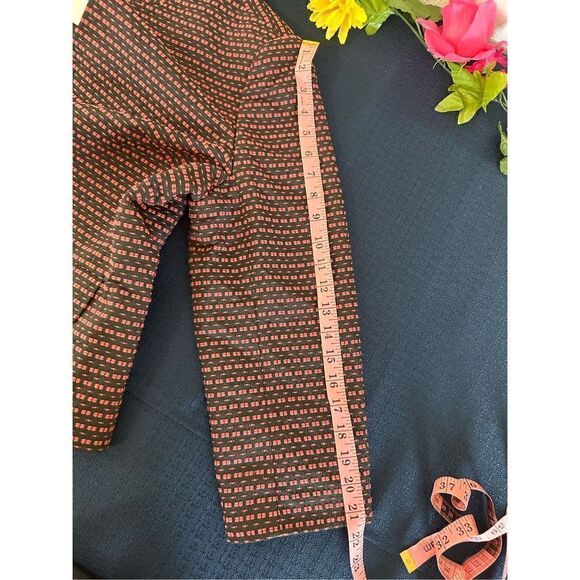 Anne Klein Women’s Mandarine Collar Jacket Black/Cinnamon Size 16 - Picture 11 of 12